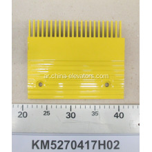مشط الألومنيوم الأصفر لسلالم المتحركة KM5270417H02
